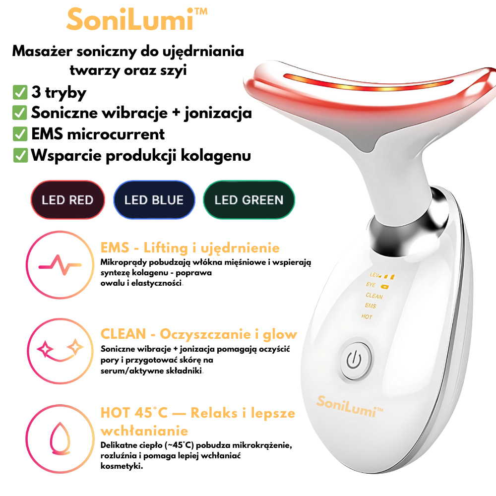 SoniLumi™ sonic + EMS
